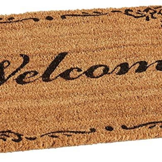 Rubber-Cal "Classic American Welcome Mat Coir Matting, 18 by 30-Inch