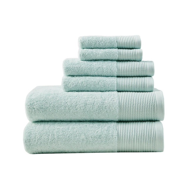 Beautyrest Nuage Cotton Tencel Blend 6 Piece Towel Set