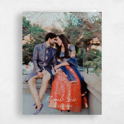 Iceberg, Blue Wedding Thank You - Taneja Photo