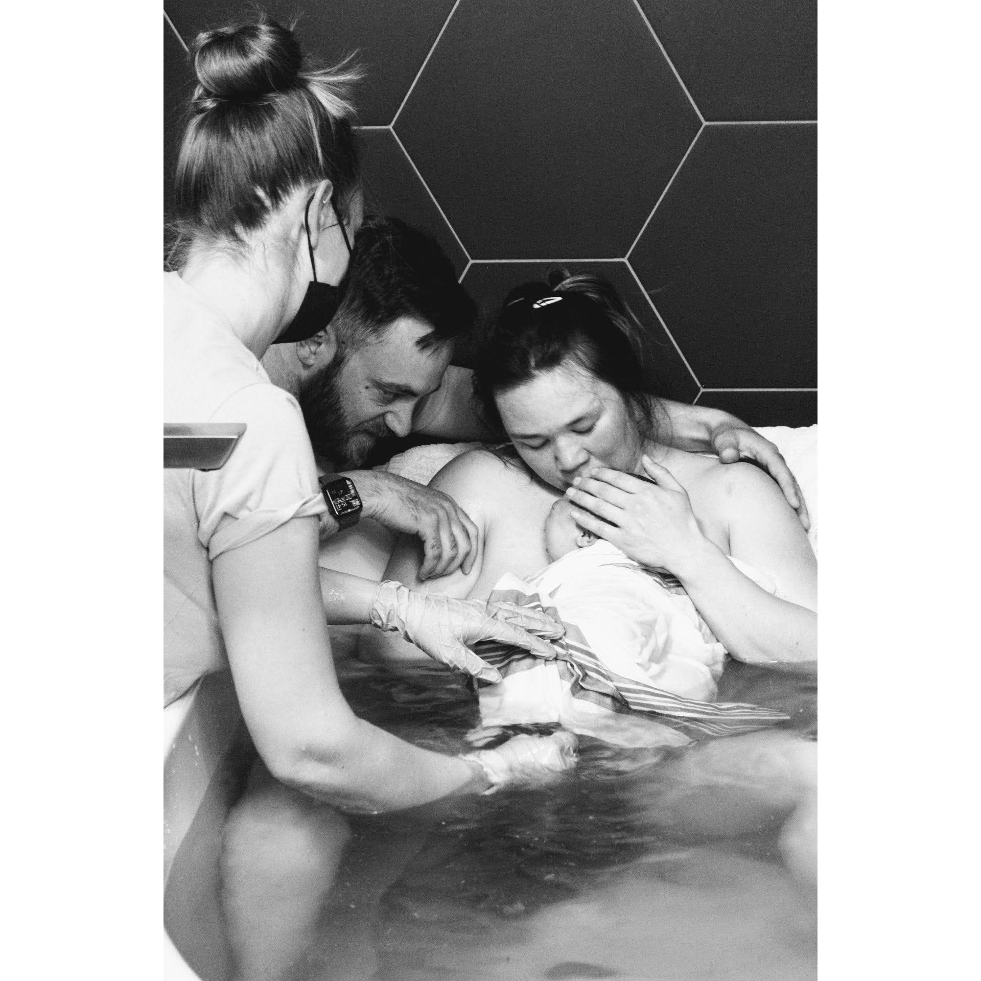 Our first moments as parents!