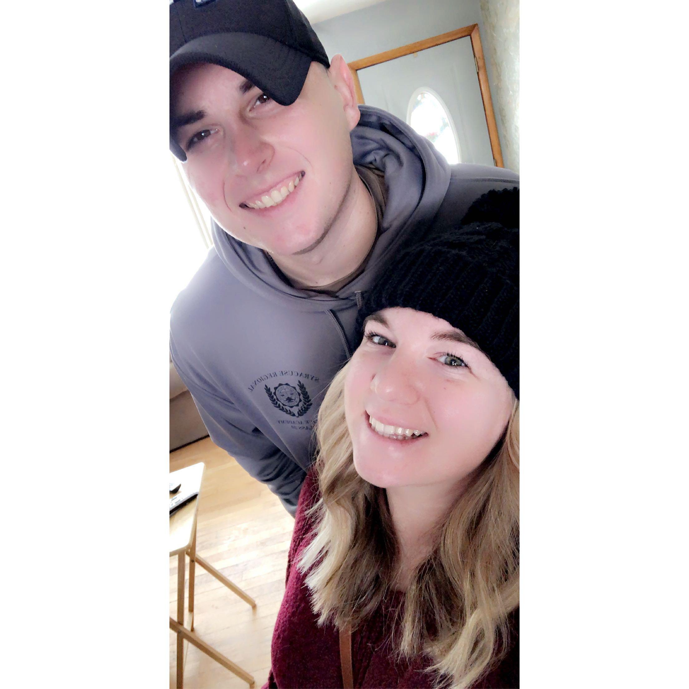 First night as a fiancé!