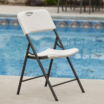 Lifetime Folding Chair - Almond