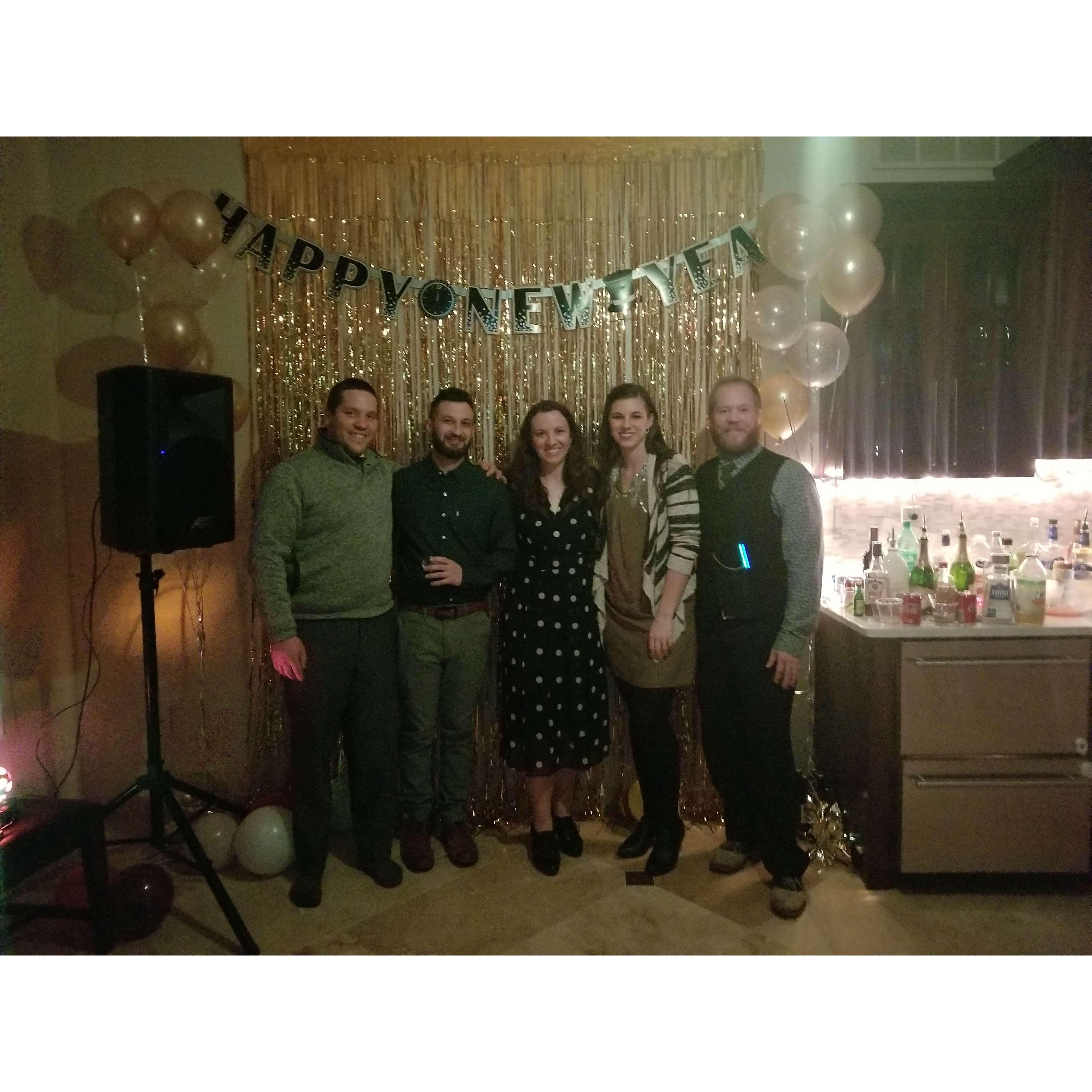 New Year's Eve celebration; December 2018.