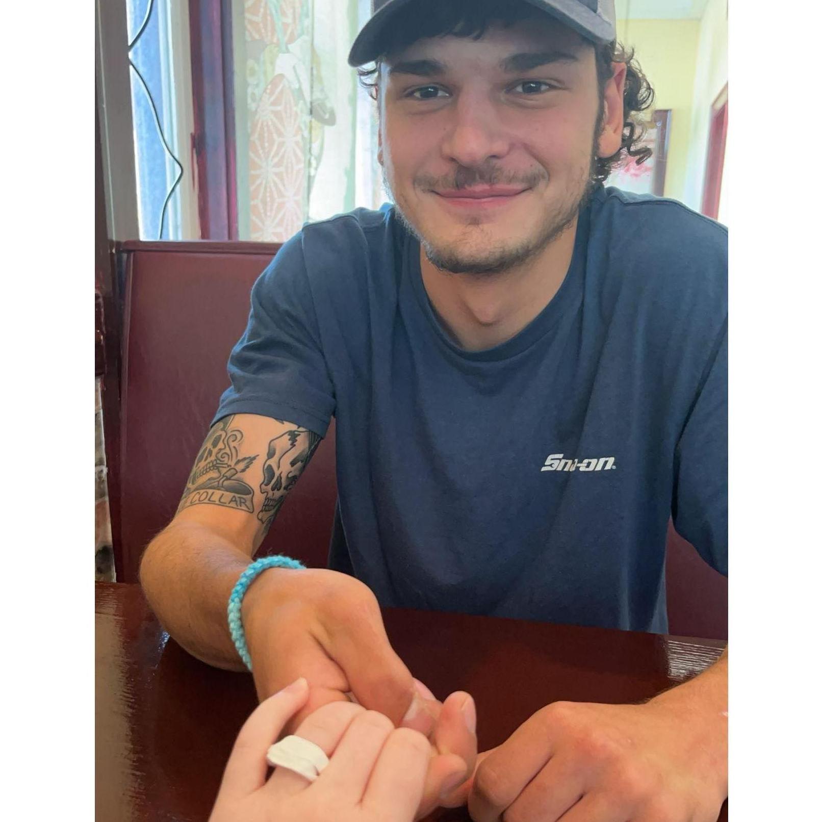 first paper ring (of so so many) <3