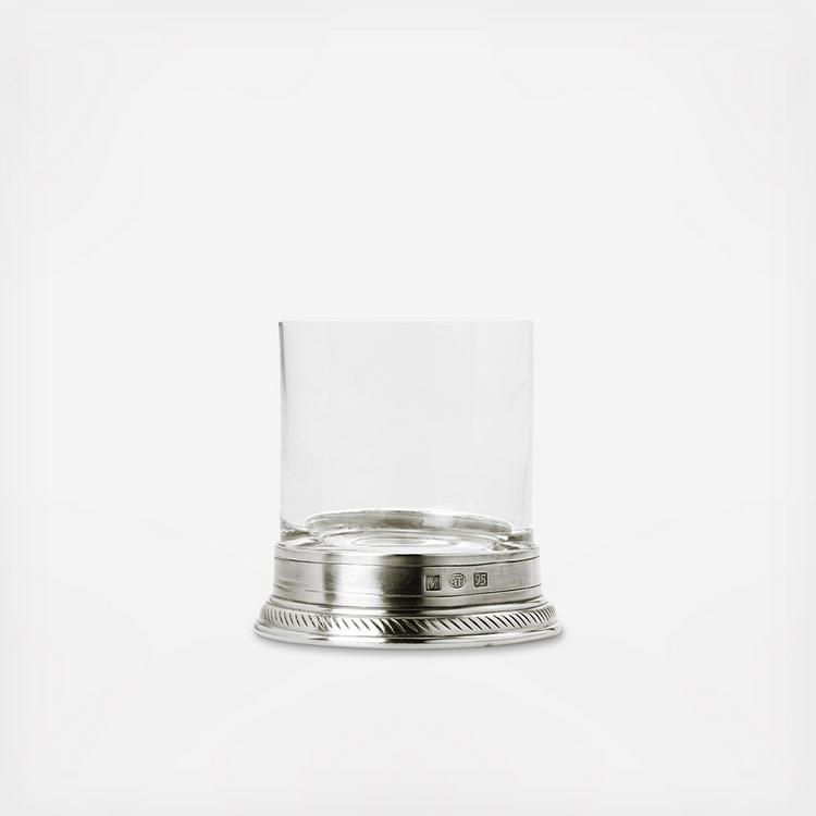 MATCH Pewter Highball Glass, Crystal