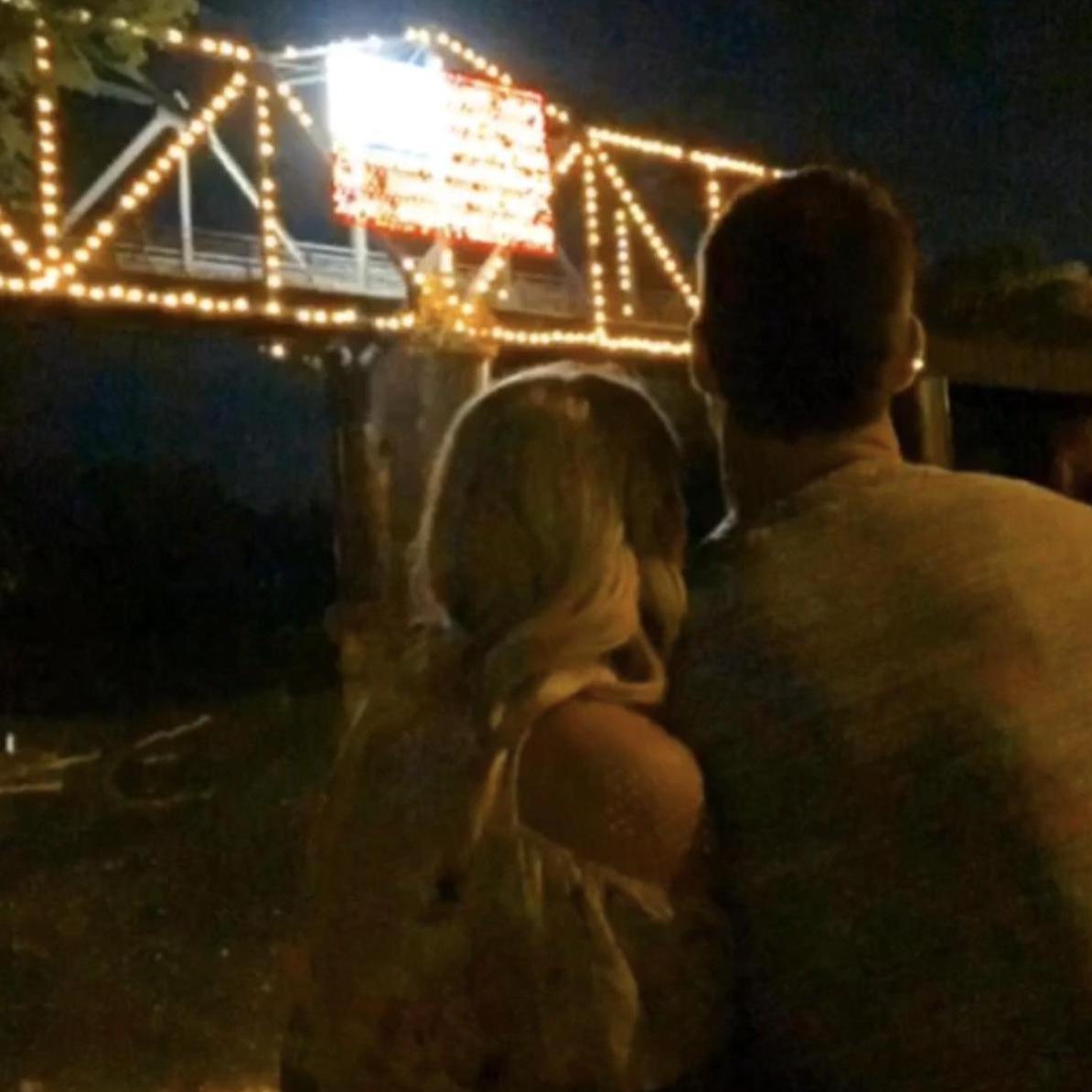 This picture was taken on our first date