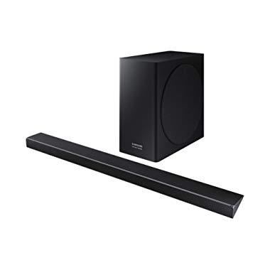 Samsung Harman Kardon 3.1.2 Dolby Atmos Soundbar HW-Q70R with Wireless Subwoofer, Samsung Acoustic Beam Technology, Adaptive Sound, Game Mode, 4K Pass-Through with HDR, Bluetooth & Alexa Compatible