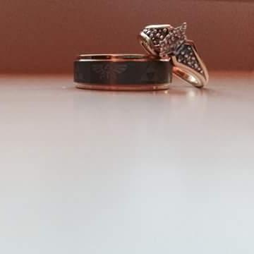 Our promise rings to eachother!