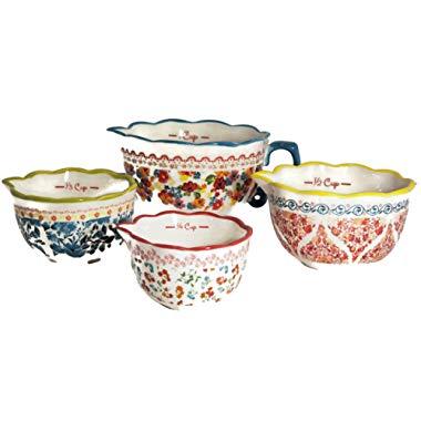 The Pioneer Woman Wildflower Whimsy Set of 4 Measuring Bowls