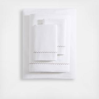 Simple Scallop 4-Piece Sheet Set