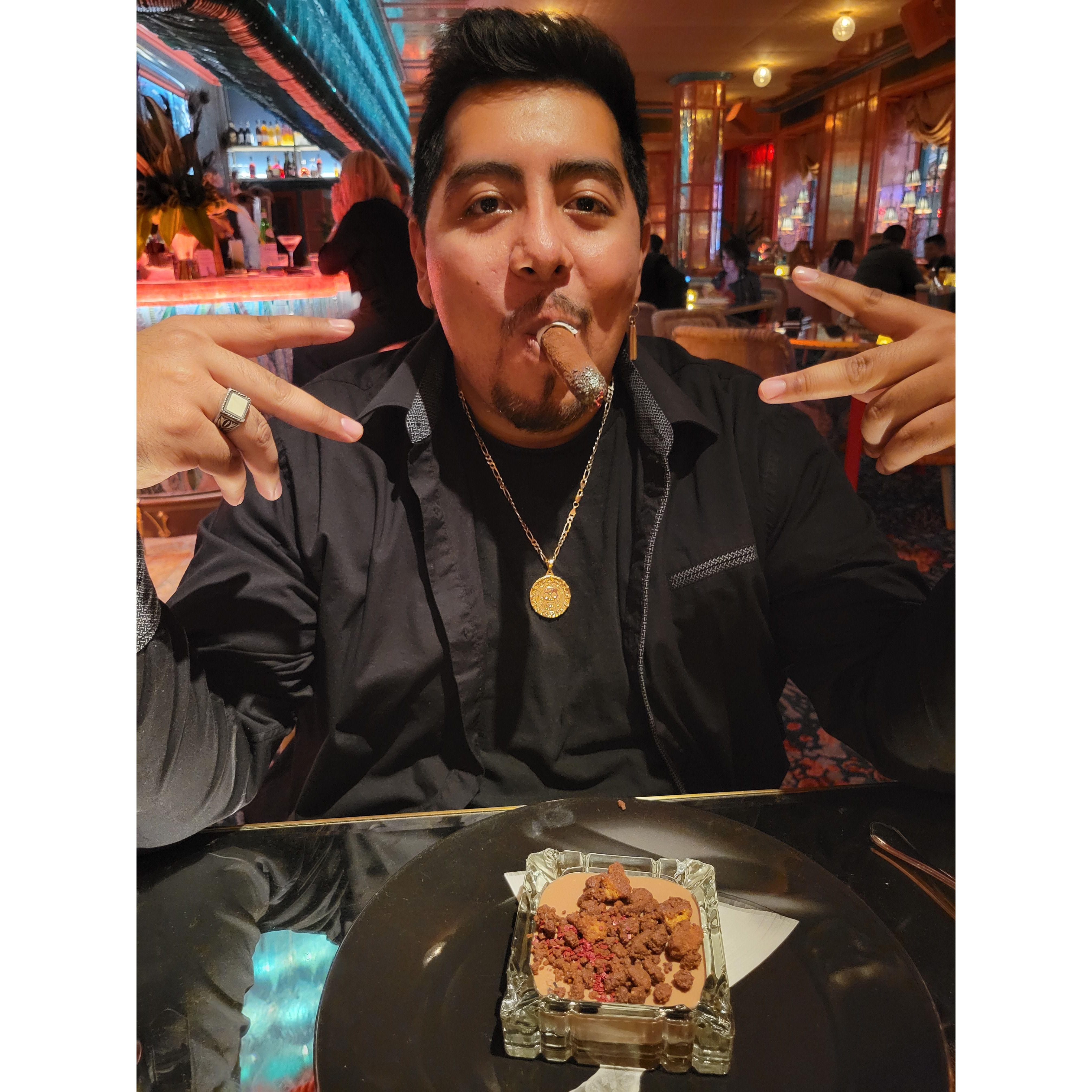Alex being Alex in Vegas.