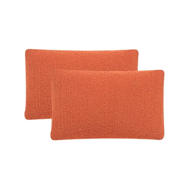 Soleil Solid Pillow - Tropical Orange - 12"X20" - Safavieh