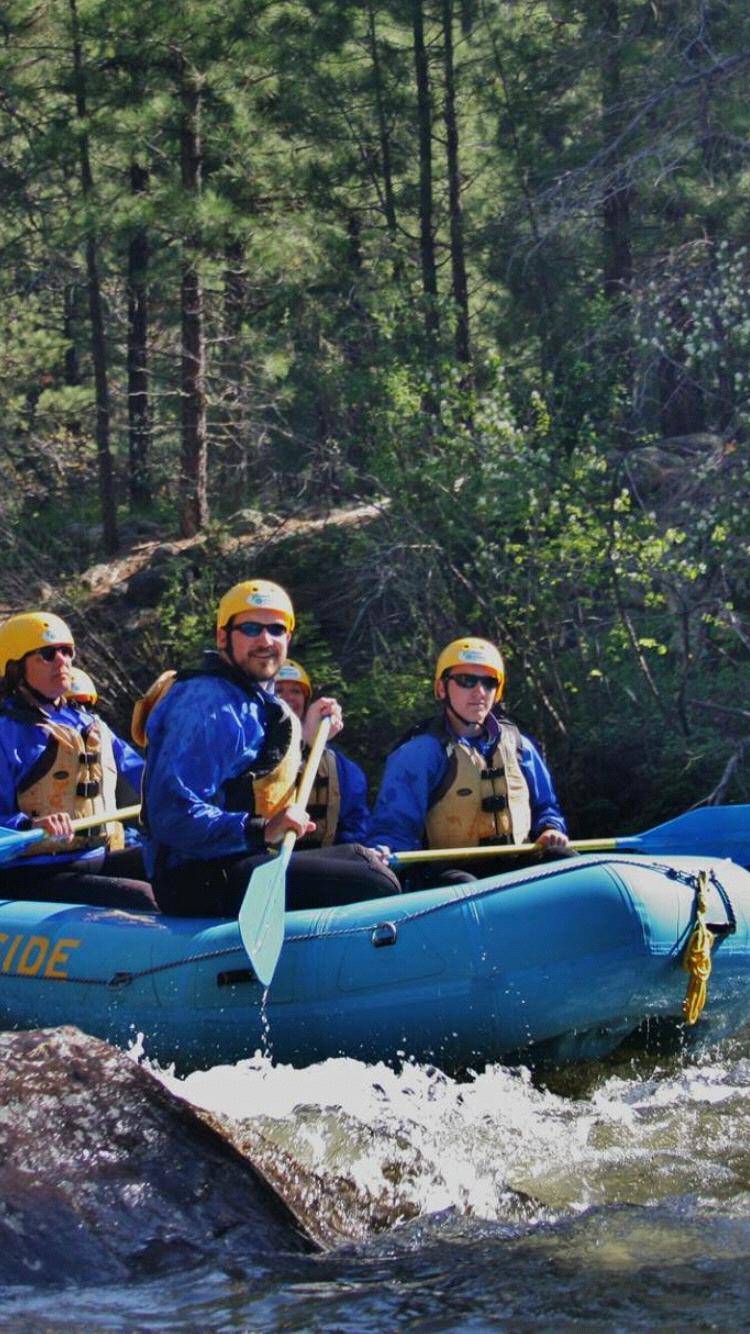 Rafting on the Colorado river