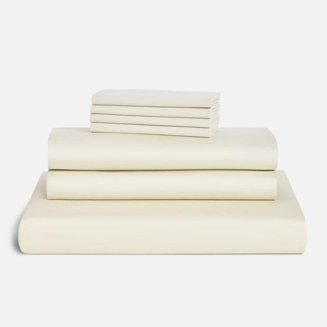 Luxe Sateen Hardcore Sheet Bundle in Stone | Brooklinen