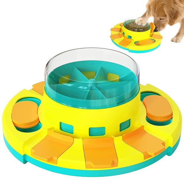 Kubatis Dog Puzzle Toys,Interactive Dog Toys for Puppy IQ Training and Mental Enrichment,Food Puzzle Feeder Toys for Dogs and Cats (Blue)