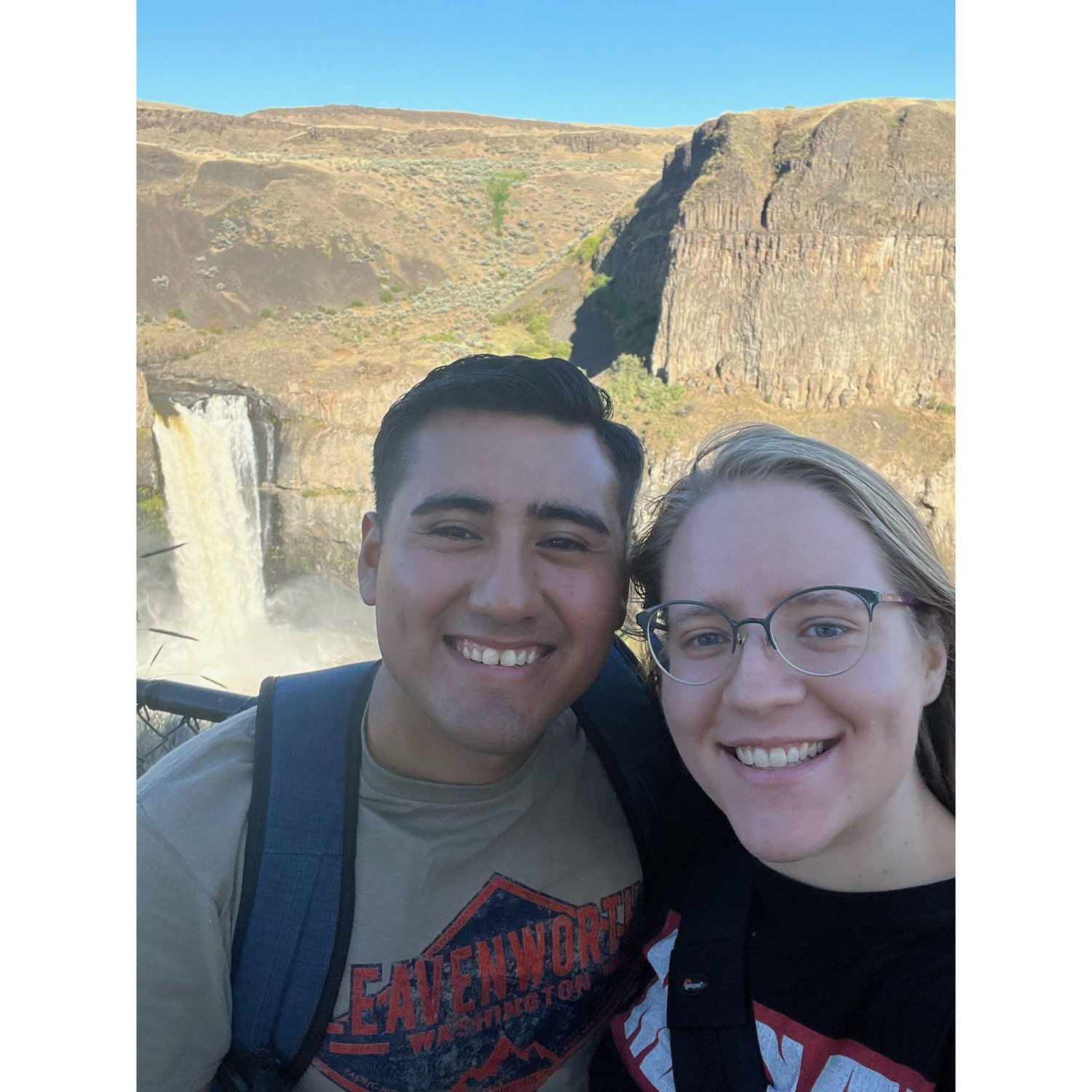 First stop on the road trip 2023, a waterfall!