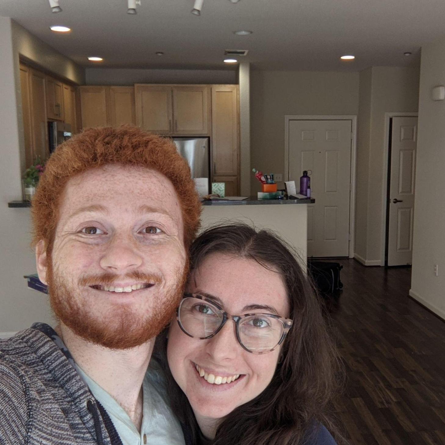 January 2021 - San Bruno, CA |
Hannah and Eli move into their first place together