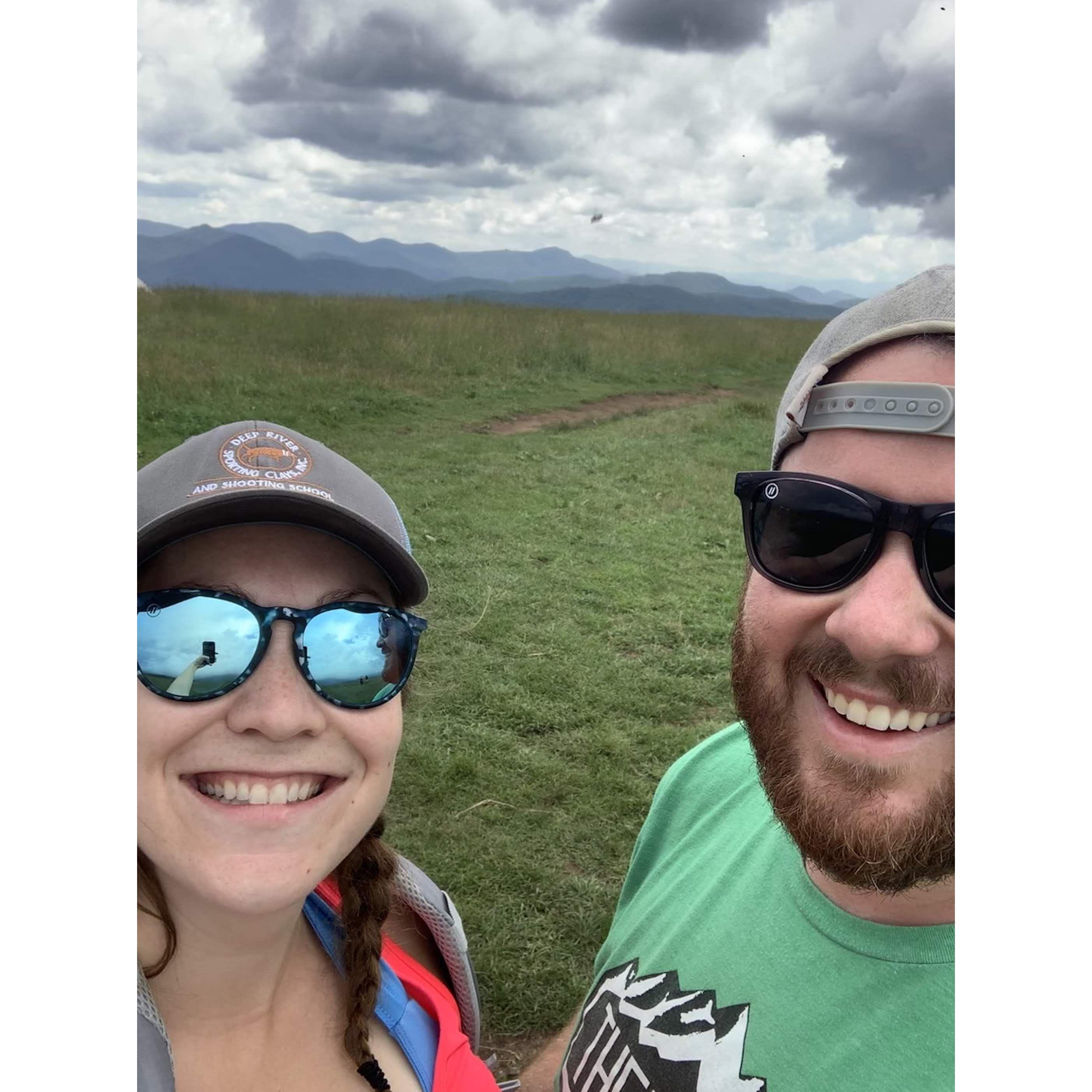 Our 1 year anniversary spent in the mountains outside of Asheville (2019)