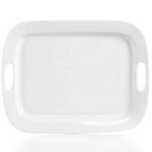 The Cellar - Whiteware Handled 19 Rectangular Platter, Created for Macy's