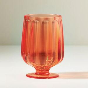 Lucia Acrylic Goblet Wine Glasses, Set of 4