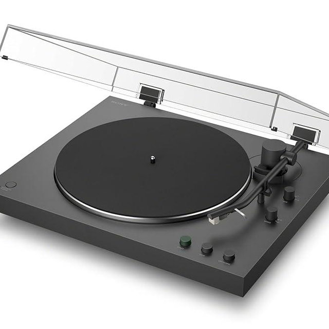 Sony PS-LX3BT Wireless Bluetooth Turntable (2026 Model) : Fully Automatic Belt Drive Vinyl Record Player with Built-in Phono EQ, Black