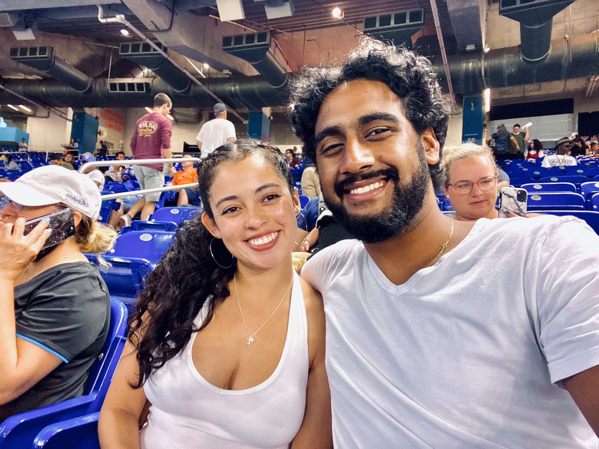 2021 - Our first Marlin's game together