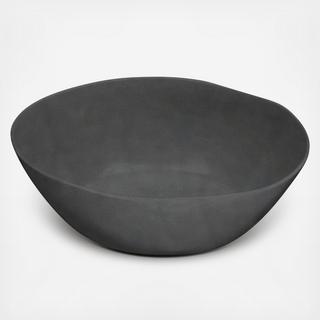 Black Bamboo Serving Bowl
