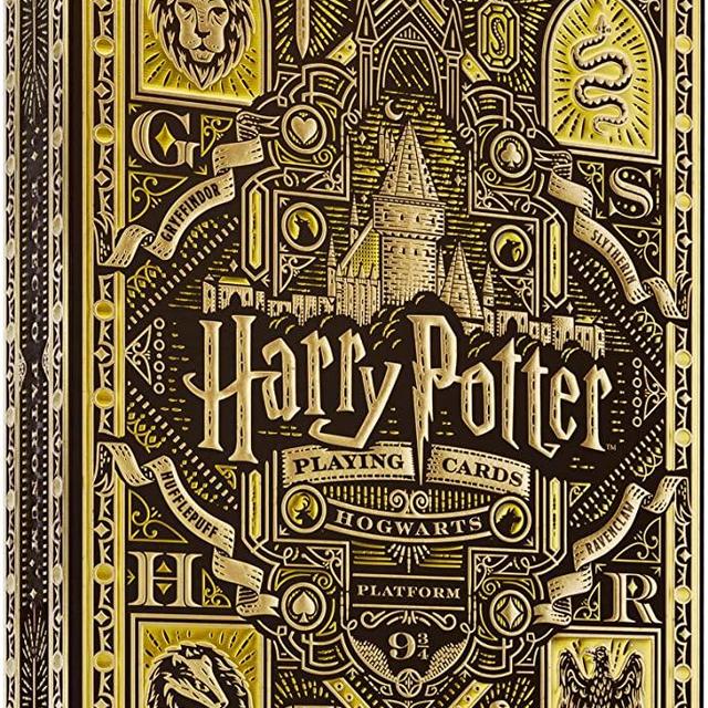theory11 Harry Potter Playing Cards - Yellow (Hufflepuff)