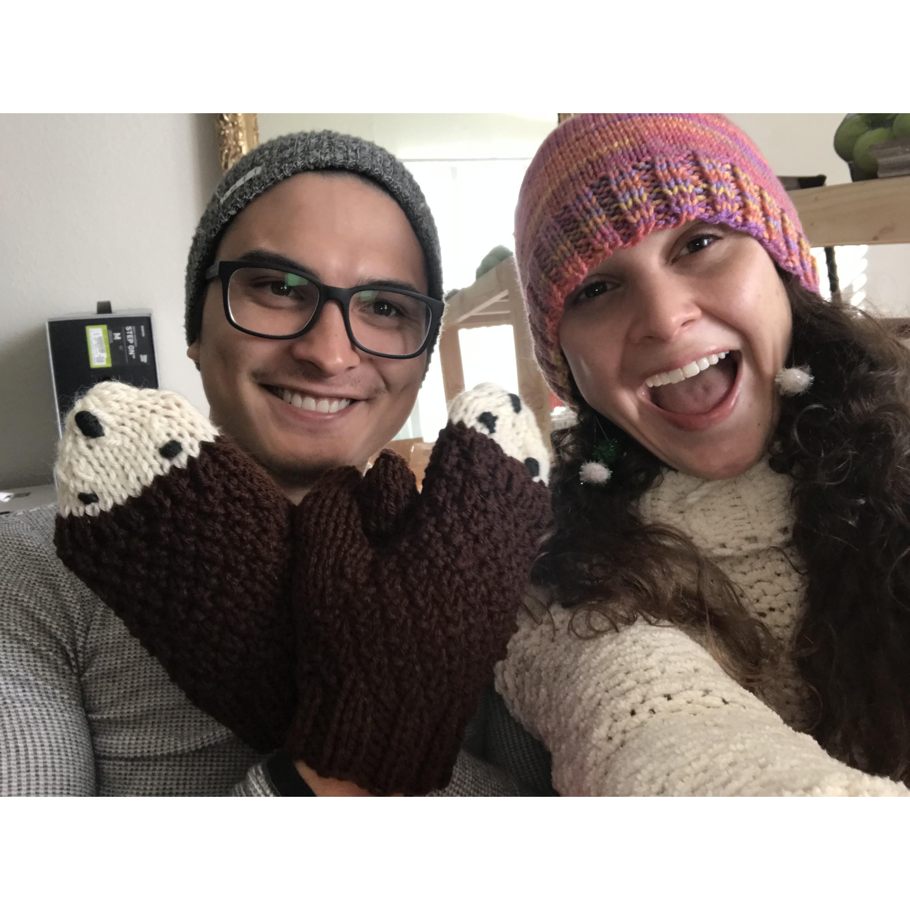 handmade gifts are the best! thanks Grandma B!