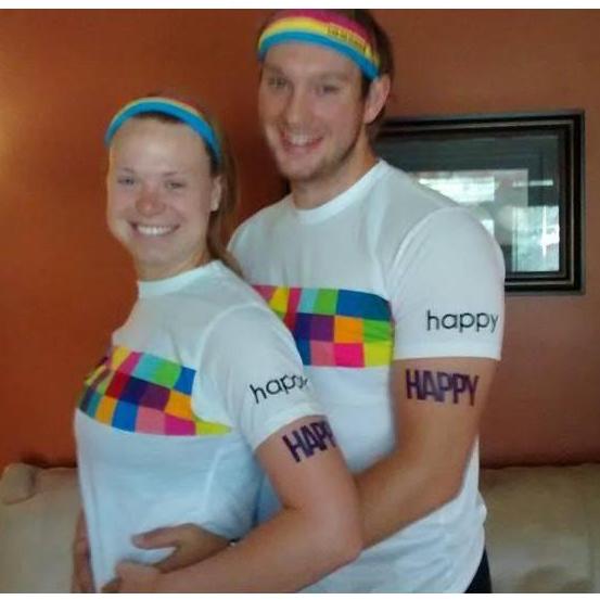Getting ready for the color run 2014