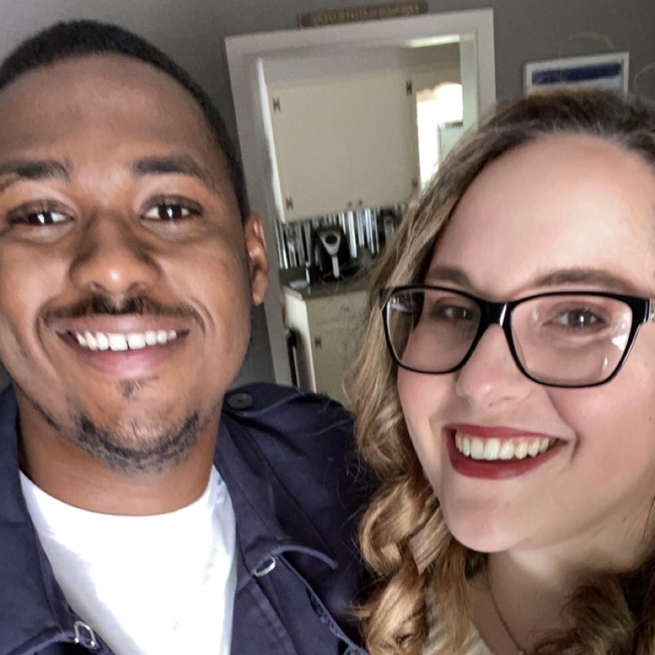 Though we don't remember when we were an official couple. This was us on our first date.