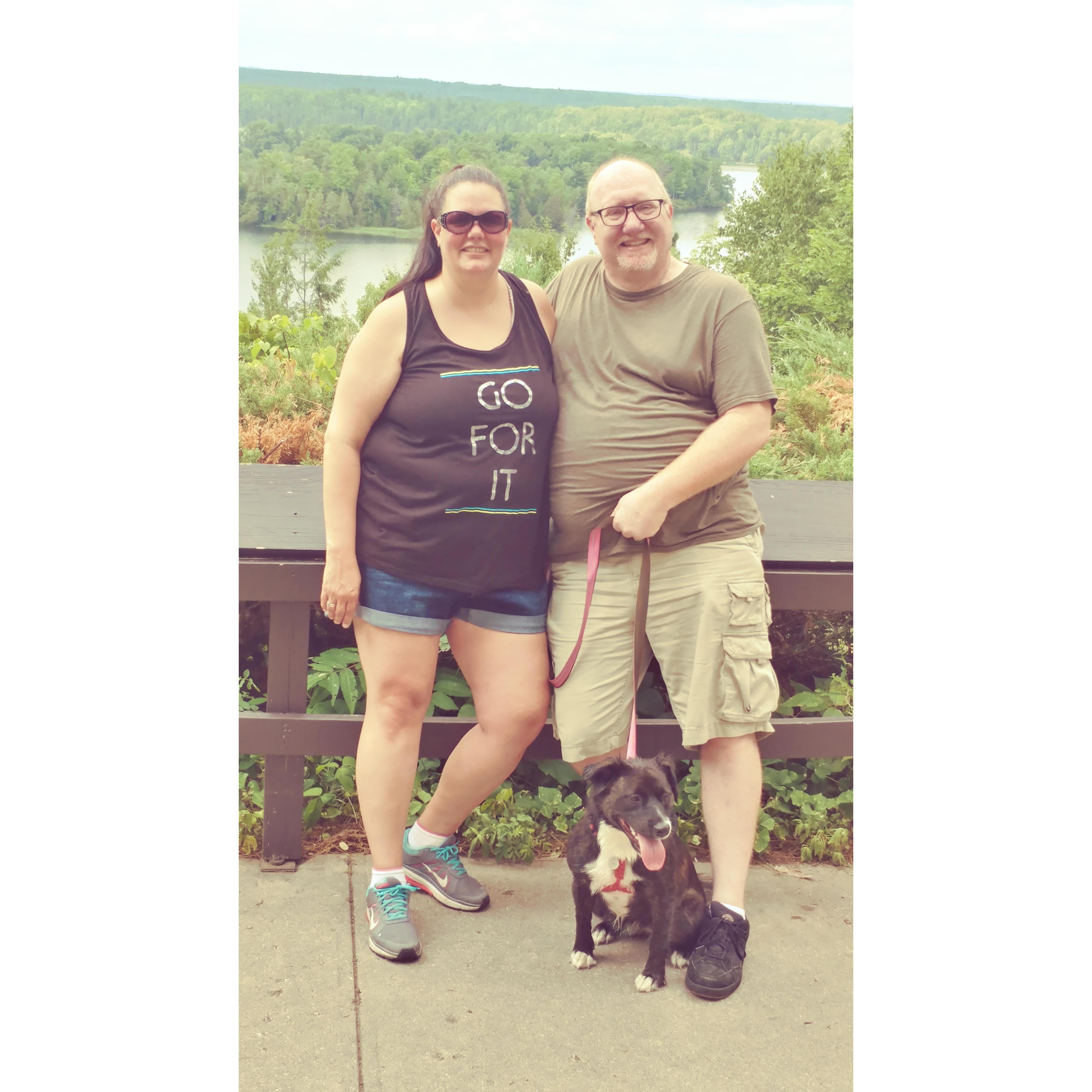 Day we spent together with Luna at Lumbermans Monument