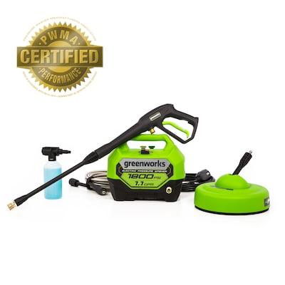 Greenworks 1800 PSI 1.1-Gallon-GPM Cold Water Electric Pressure Washer