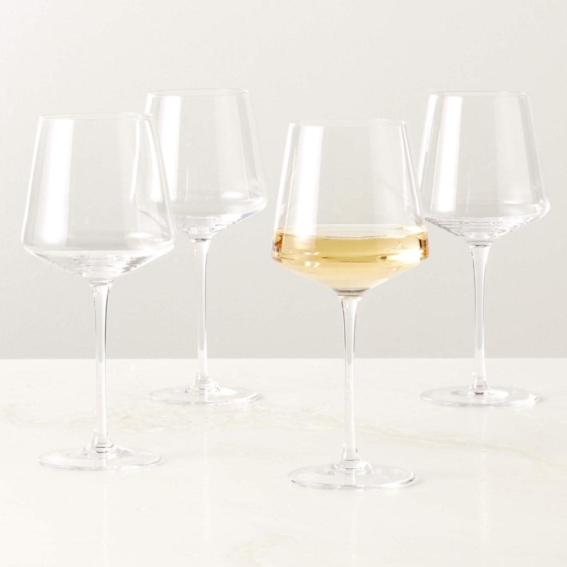 Muse White Wine Glass Set Of 4 | CB2