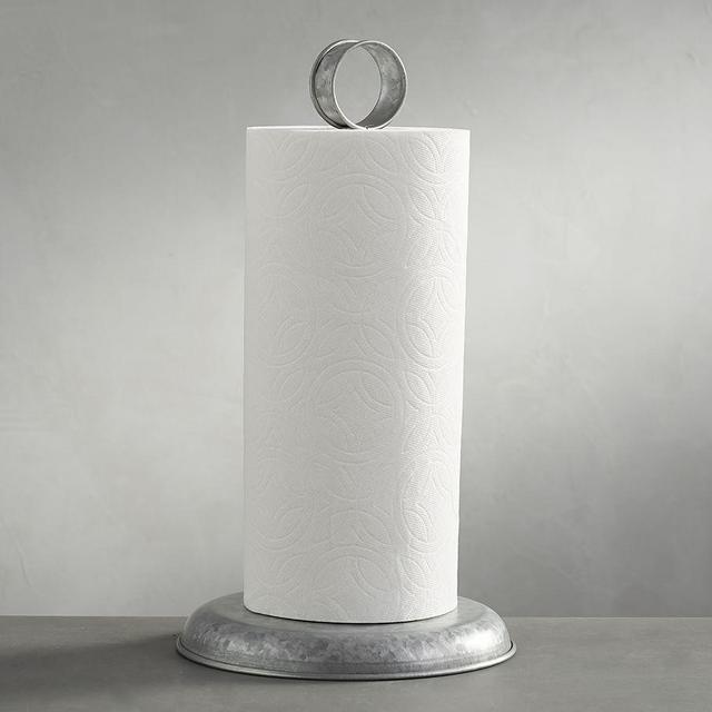 Galvanized Metal Paper Towel Holder