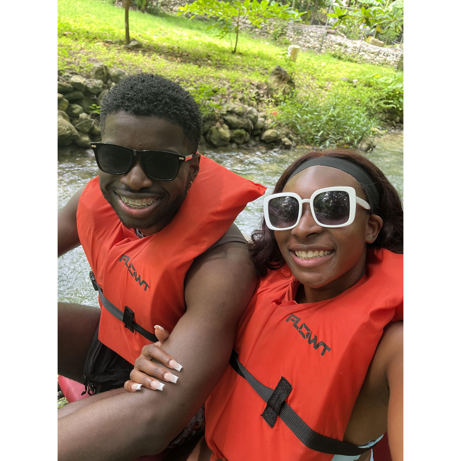 June 2024: Bamboo rafting in Jamaica