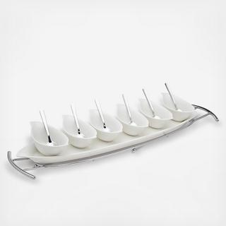 Natura Porcelain 14-Piece Dipping/Taster Set
