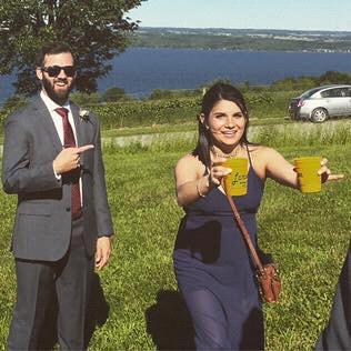 Personality pic at the Lamson Wedding in 2017