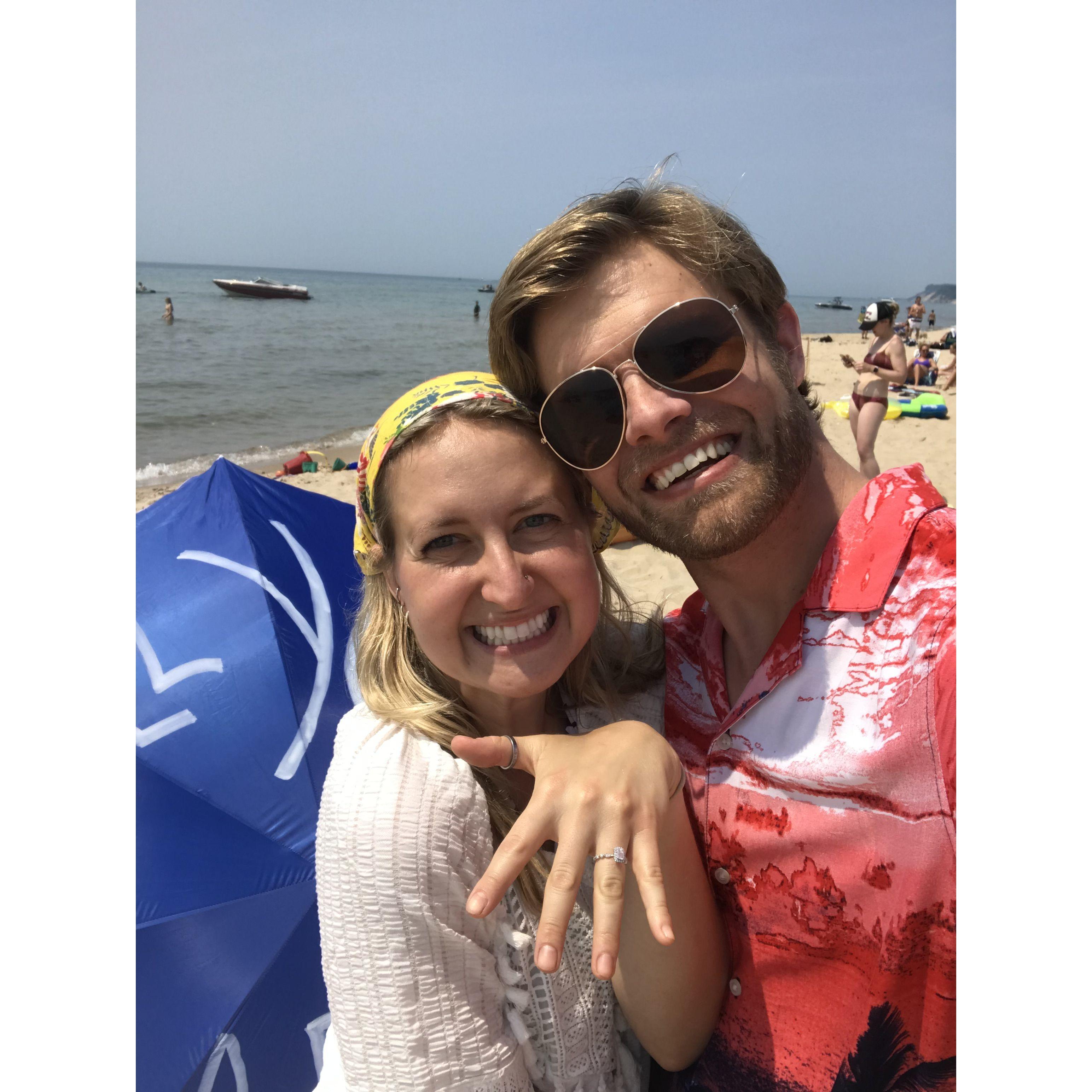 Engagement day! July 4th, 2021. It felt like a dream.