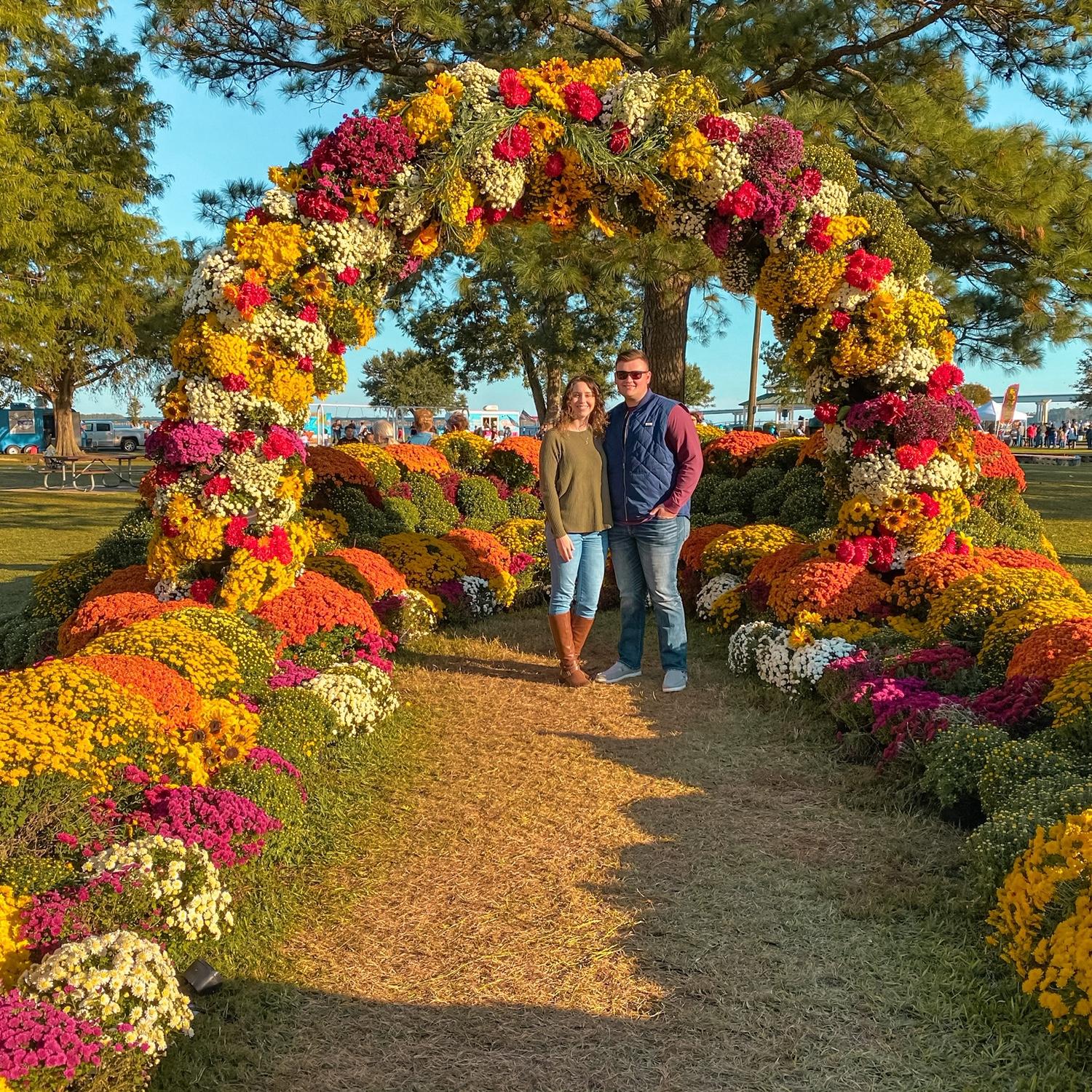 Mum fest!
New Bern, NC
Sara and Kolton’s favorite fall activity