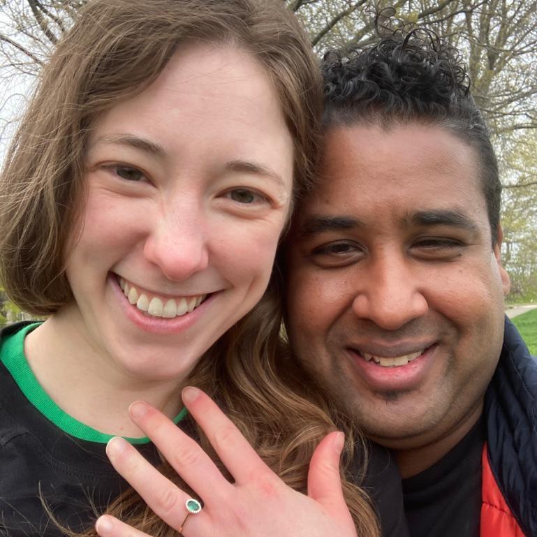 We were engaged on April 28, 2021 at a park in Boston, MA