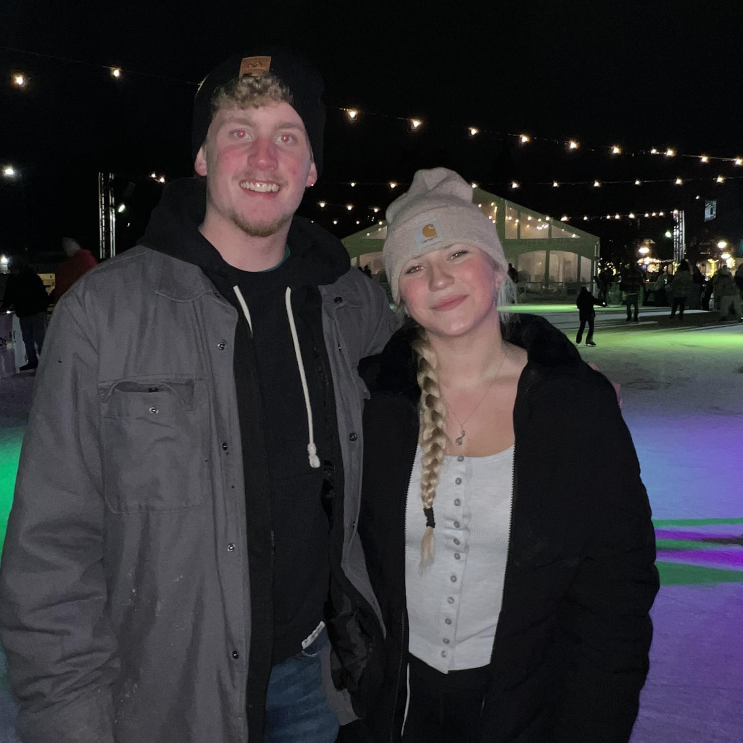 Ice skating