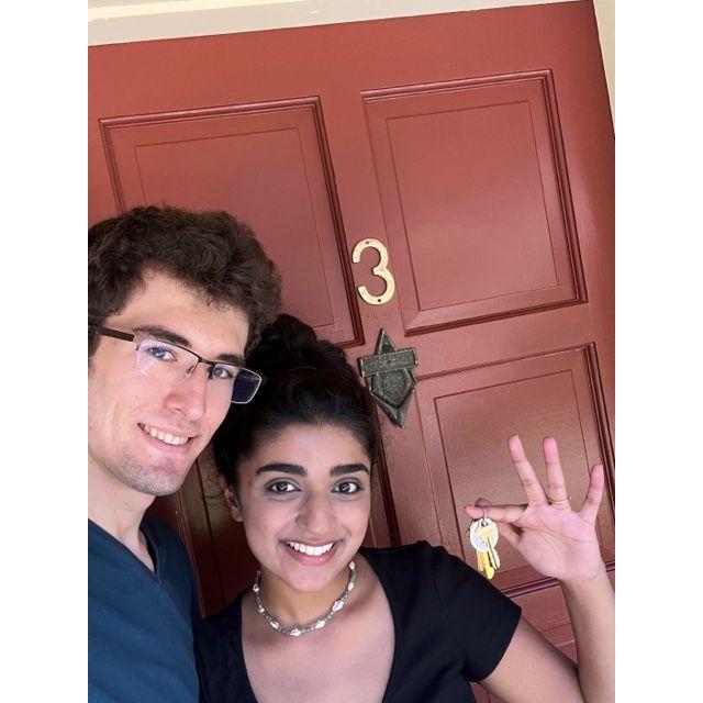 Our first apartment with just the two of us!