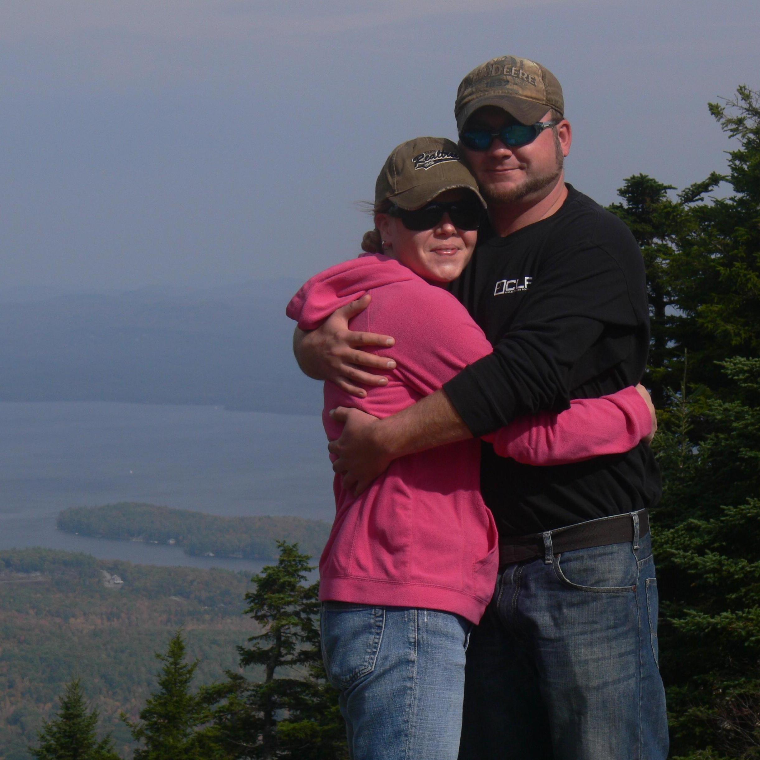 We took the ski lift to the top of Mount Sunapee