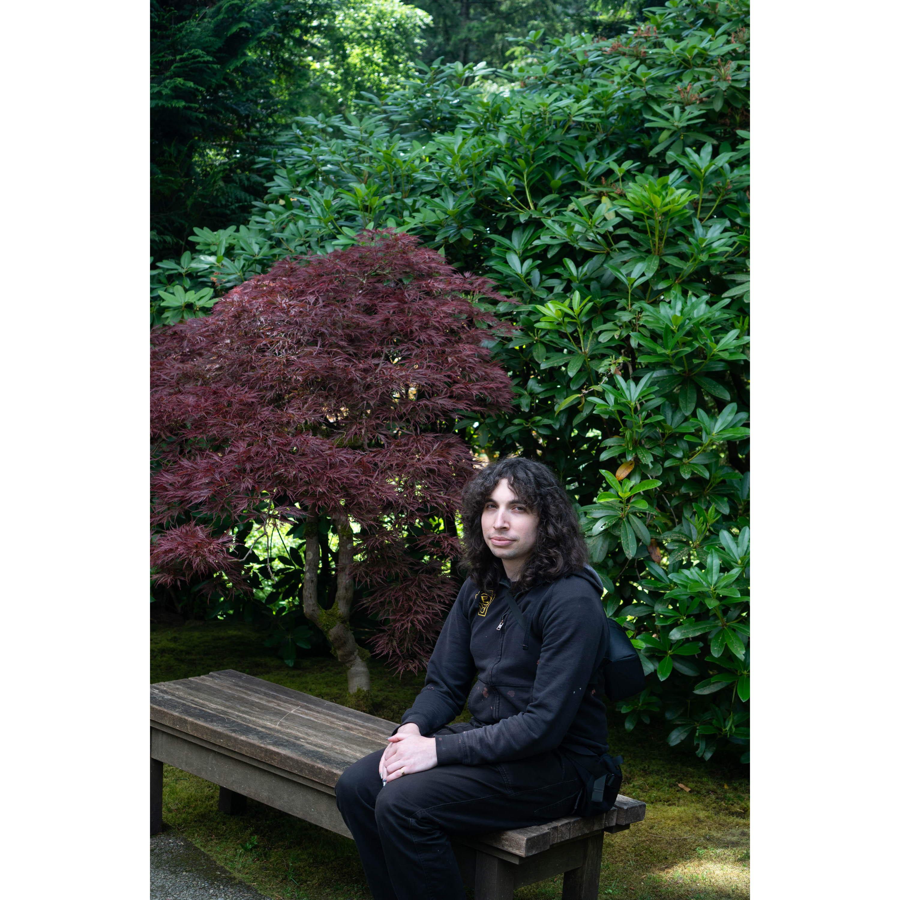 Yara in the Japanese Garden in Portland, OR
