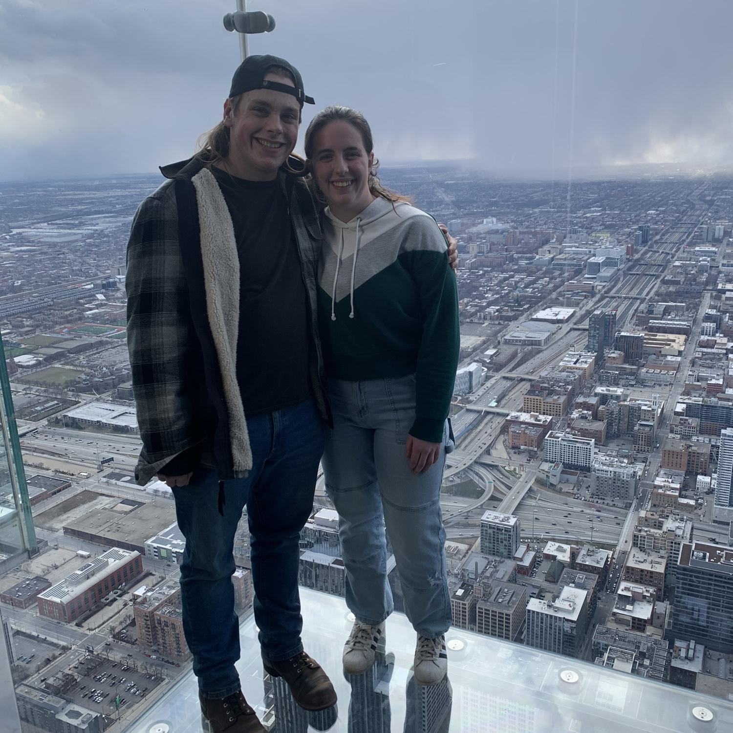 Our first trip together to Chicago!