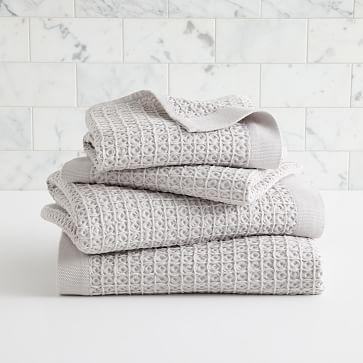 Organic Plush Waffle Towel Set of 4
