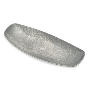 Simplydesignz Bodoni 16-Inch Tray in Silver