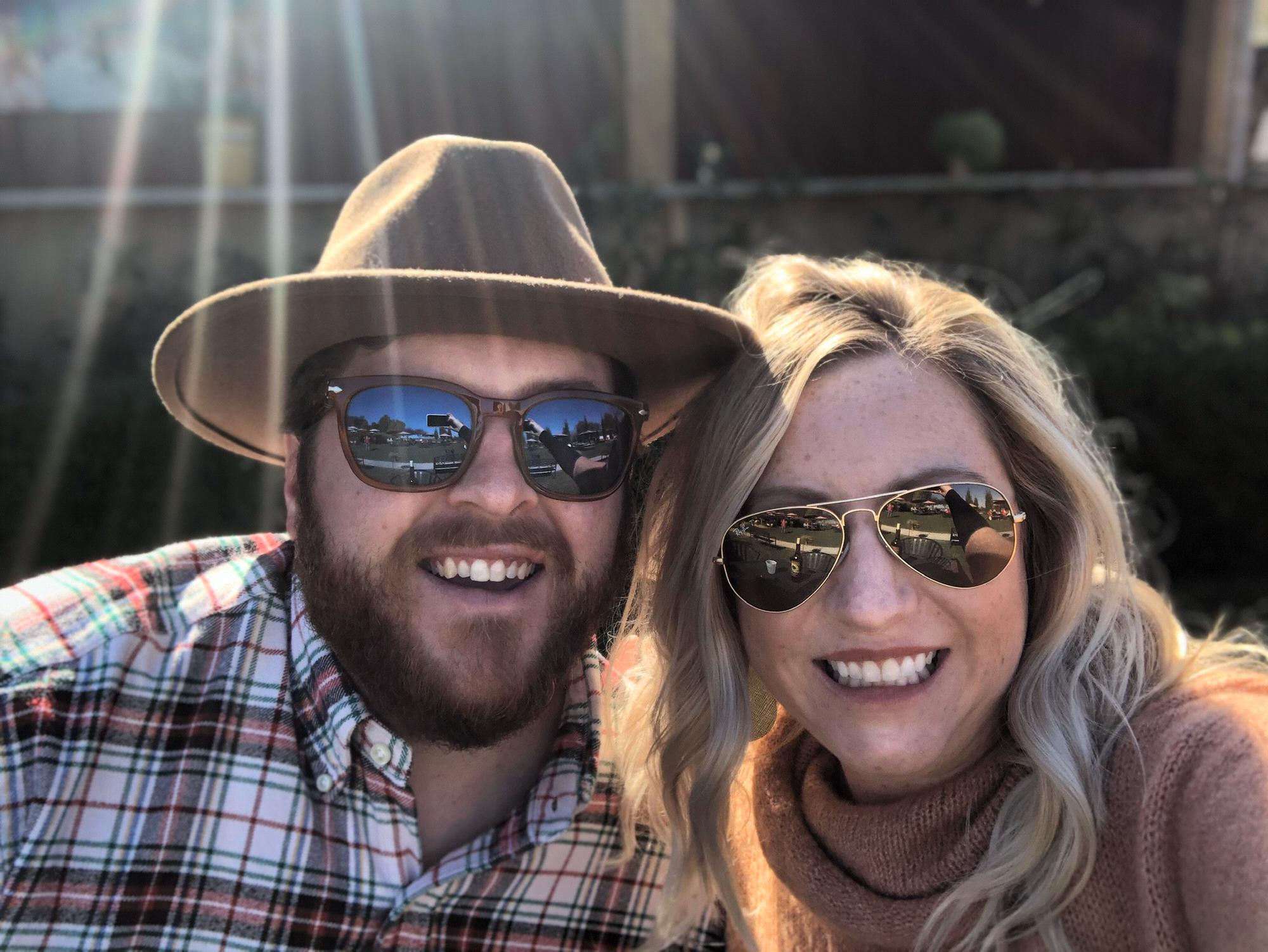 Beautiful KC afternoon at Kaley & Nate's favorite winery!