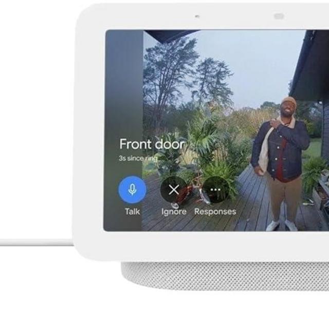 Google Smart 7" HD Touch Display Wireless WiFi Speaker (2nd Gen) - Chalk